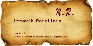 Moravik Rodelinda névjegykártya
